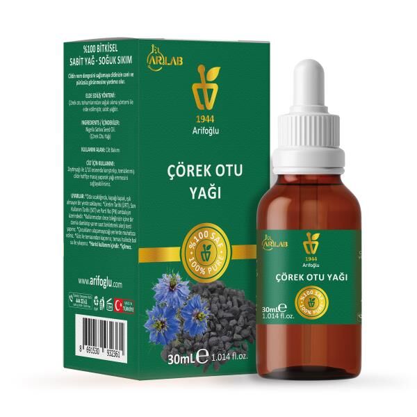 ARLAB Black Cumin Seed Oil 30ml %100 Pure Arifoğlu - 1