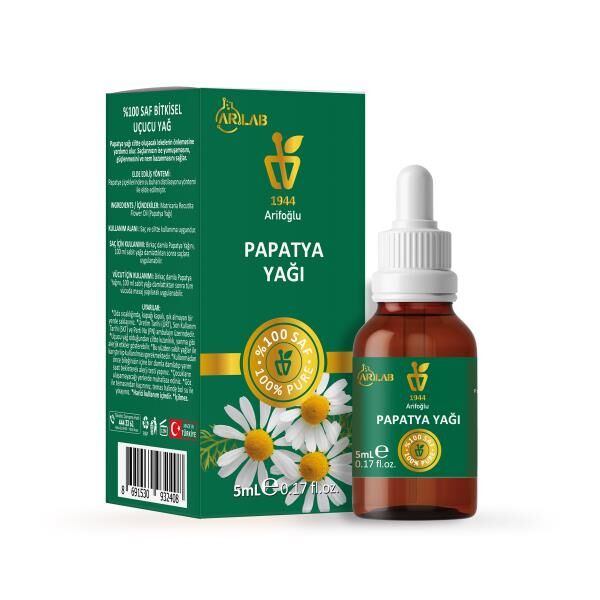 Arlab Papatya Yağı 5ml %100 Saf Arifoğlu - 1