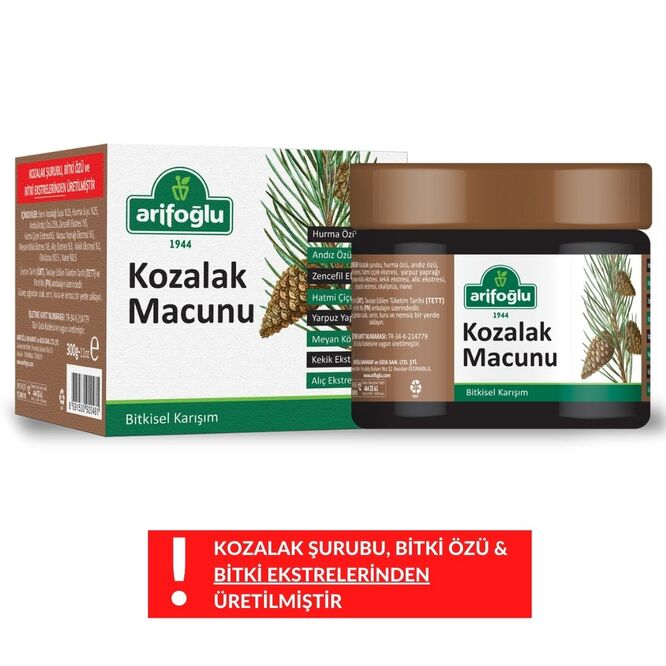 Arifoğlu - Kozalak Macunu 300g Ekstreler ile Üretilmiştir